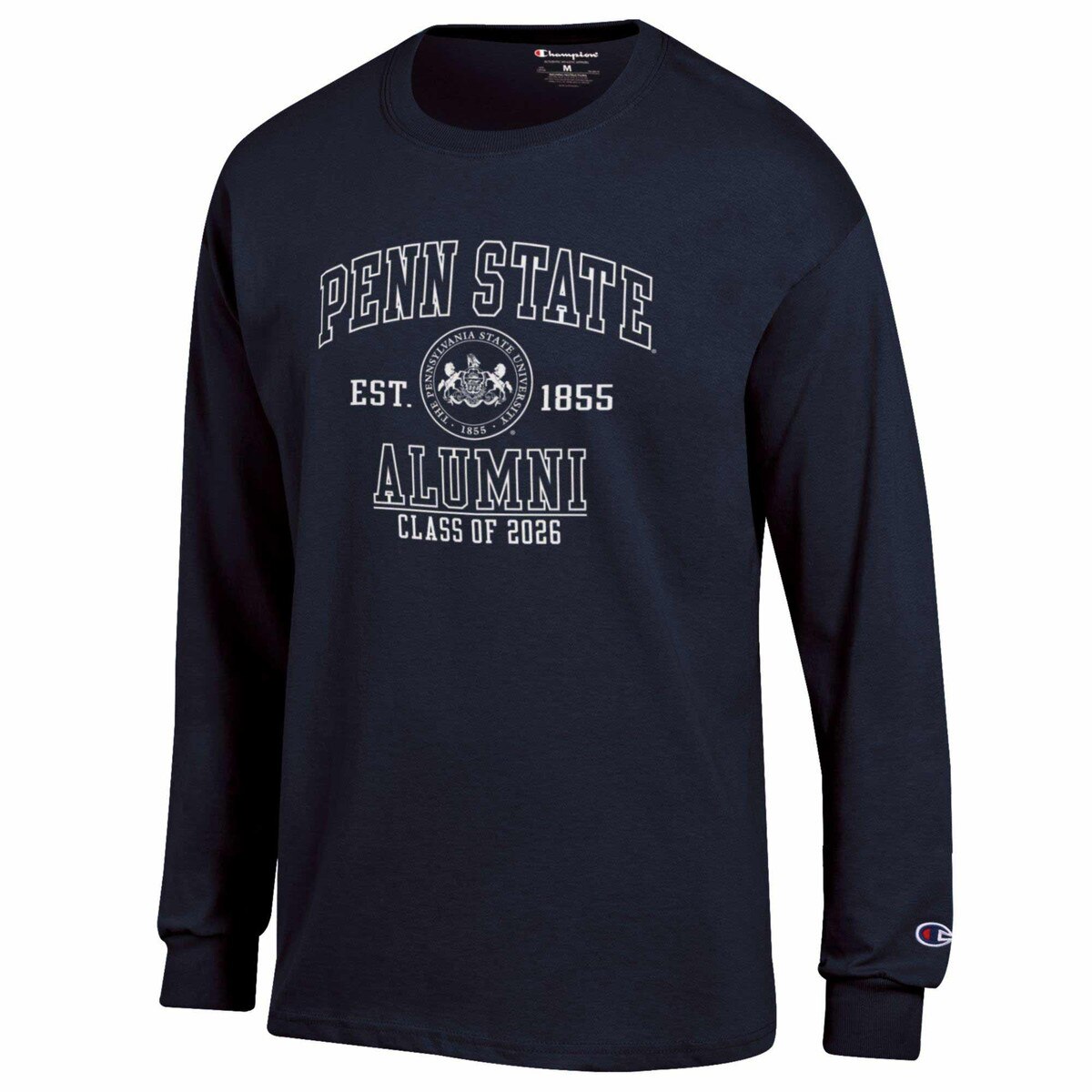 navy long sleeve t-shirt Penn State Alumni Class of 2026